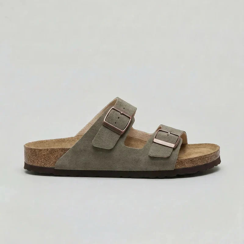 Unisex Double-Strap Sandals | Adjustable Buckle Comfort