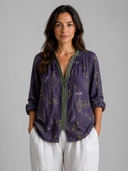 Women's Bohemian V-Neck Blouse – Relaxed Style Top