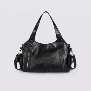 Timeless Everyday Tote – Elegant Spacious Shoulder Bag in Soft Vegan Leather