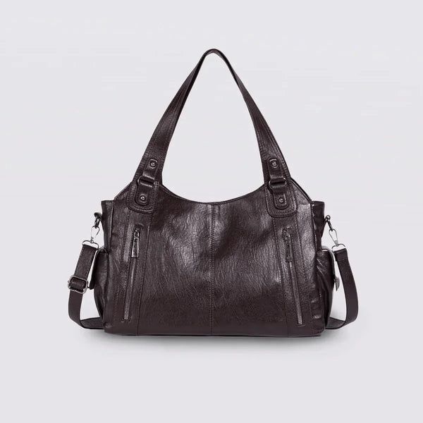 Timeless Everyday Tote – Elegant Spacious Shoulder Bag in Soft Vegan Leather